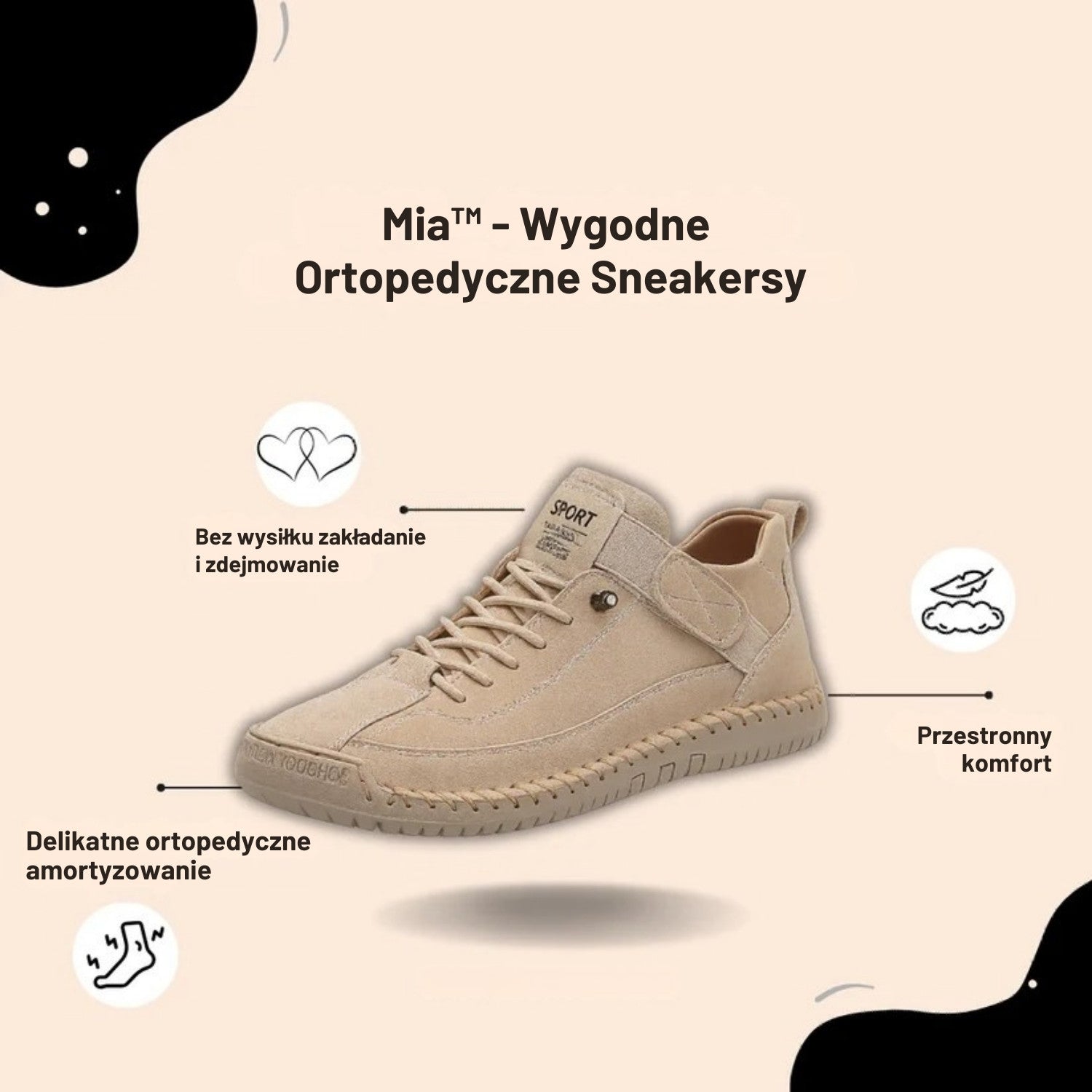 Buty ortopedyczne damskie wygodne