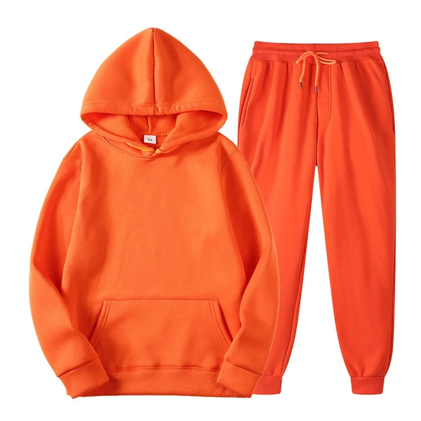 Męski Dres Komplet Bluza z Kapturem Jogger