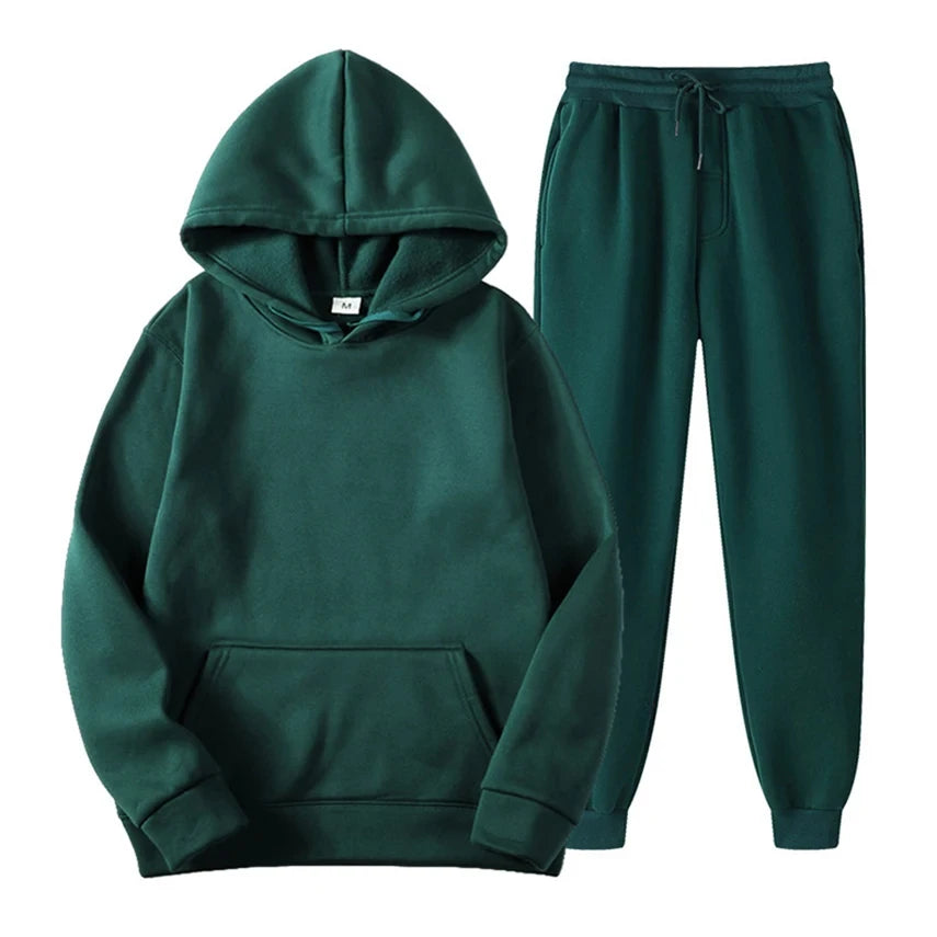 Męski Dres Komplet Bluza z Kapturem Jogger