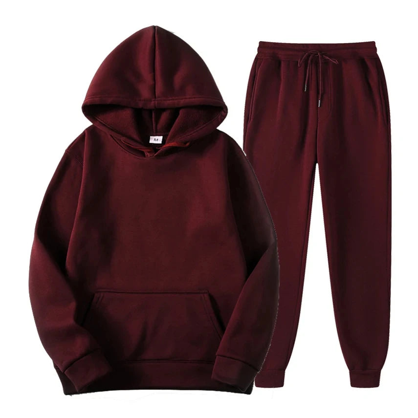 Męski Dres Komplet Bluza z Kapturem Jogger