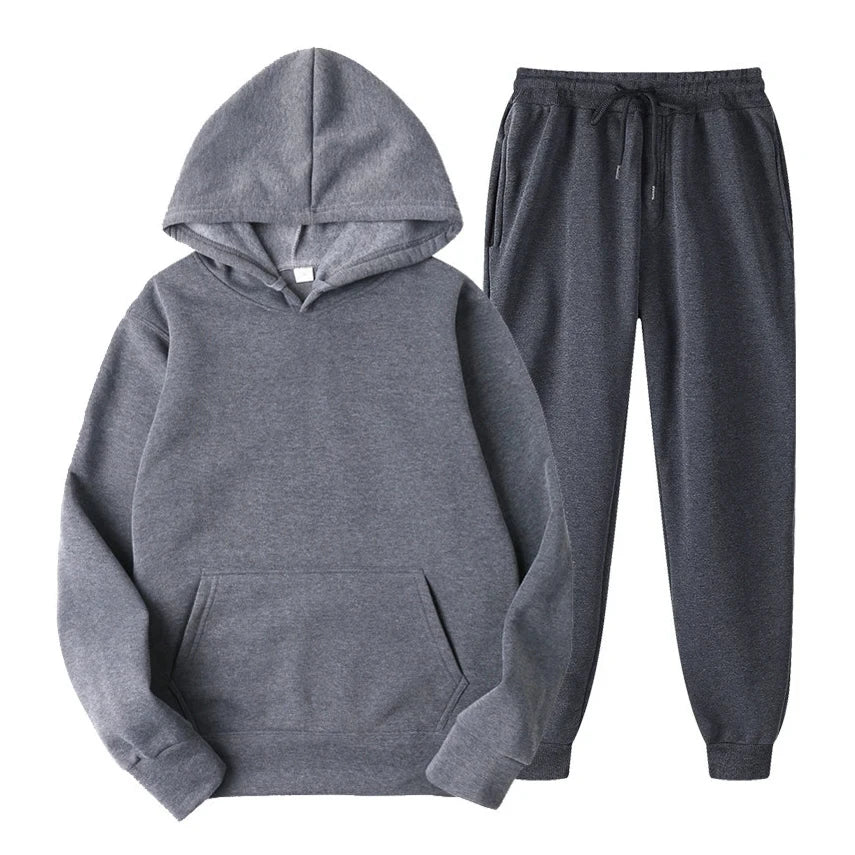 Męski Dres Komplet Bluza z Kapturem Jogger