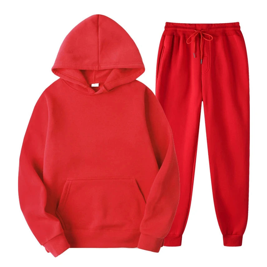 Męski Dres Komplet Bluza z Kapturem Jogger