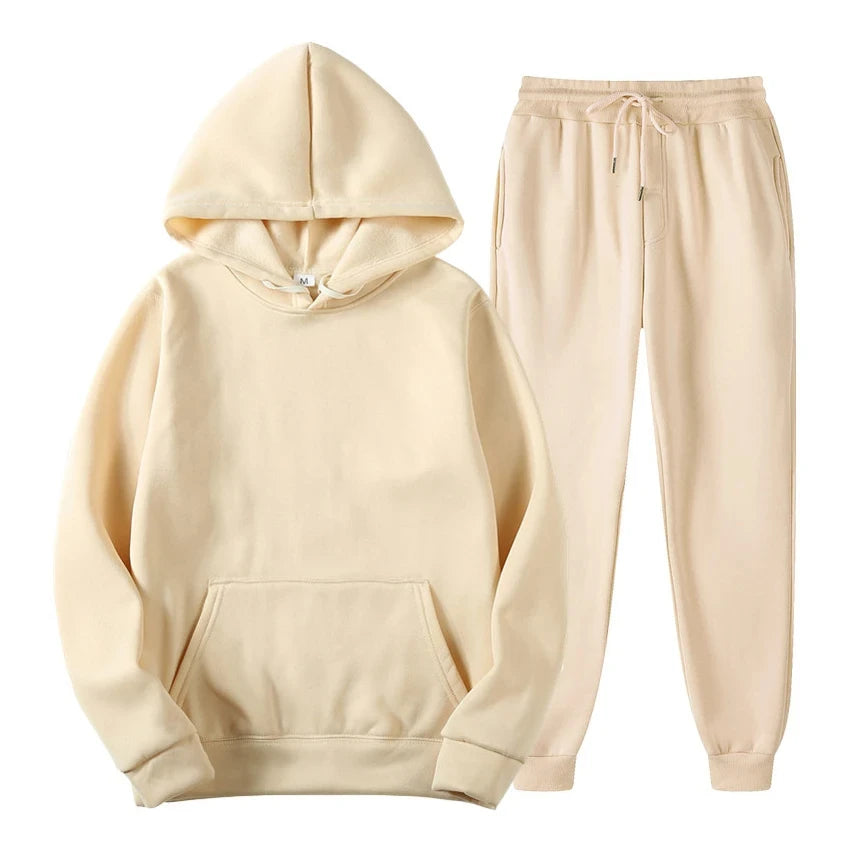 Męski Dres Komplet Bluza z Kapturem Jogger