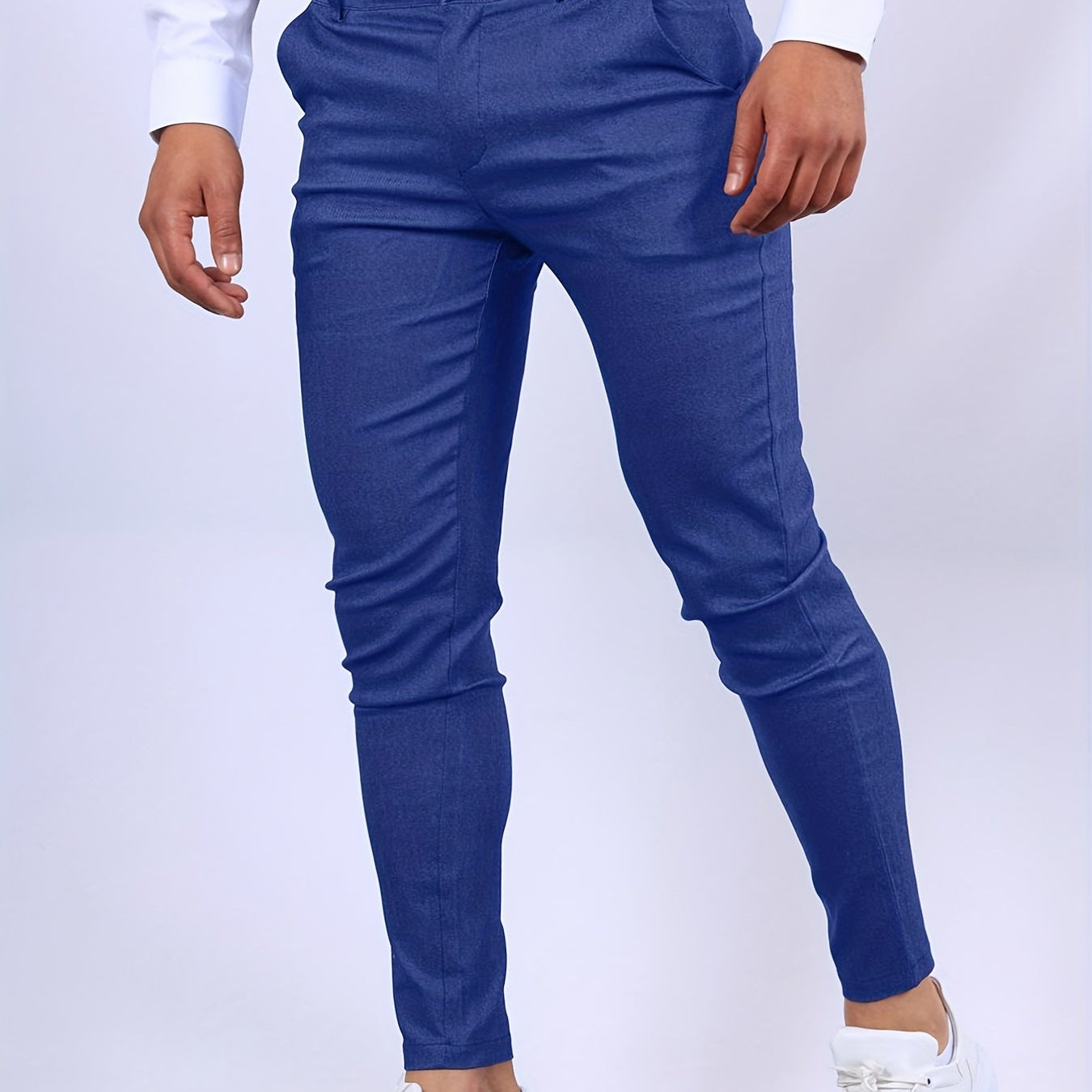 Męskie Spodnie Chino Slim Fit Zwężane