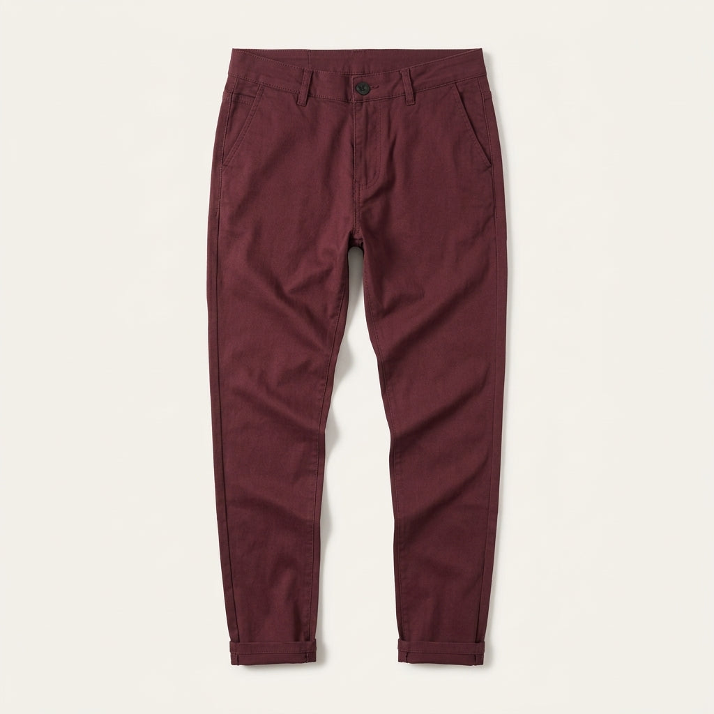 Męskie Spodnie Chino Slim Fit Zwężane