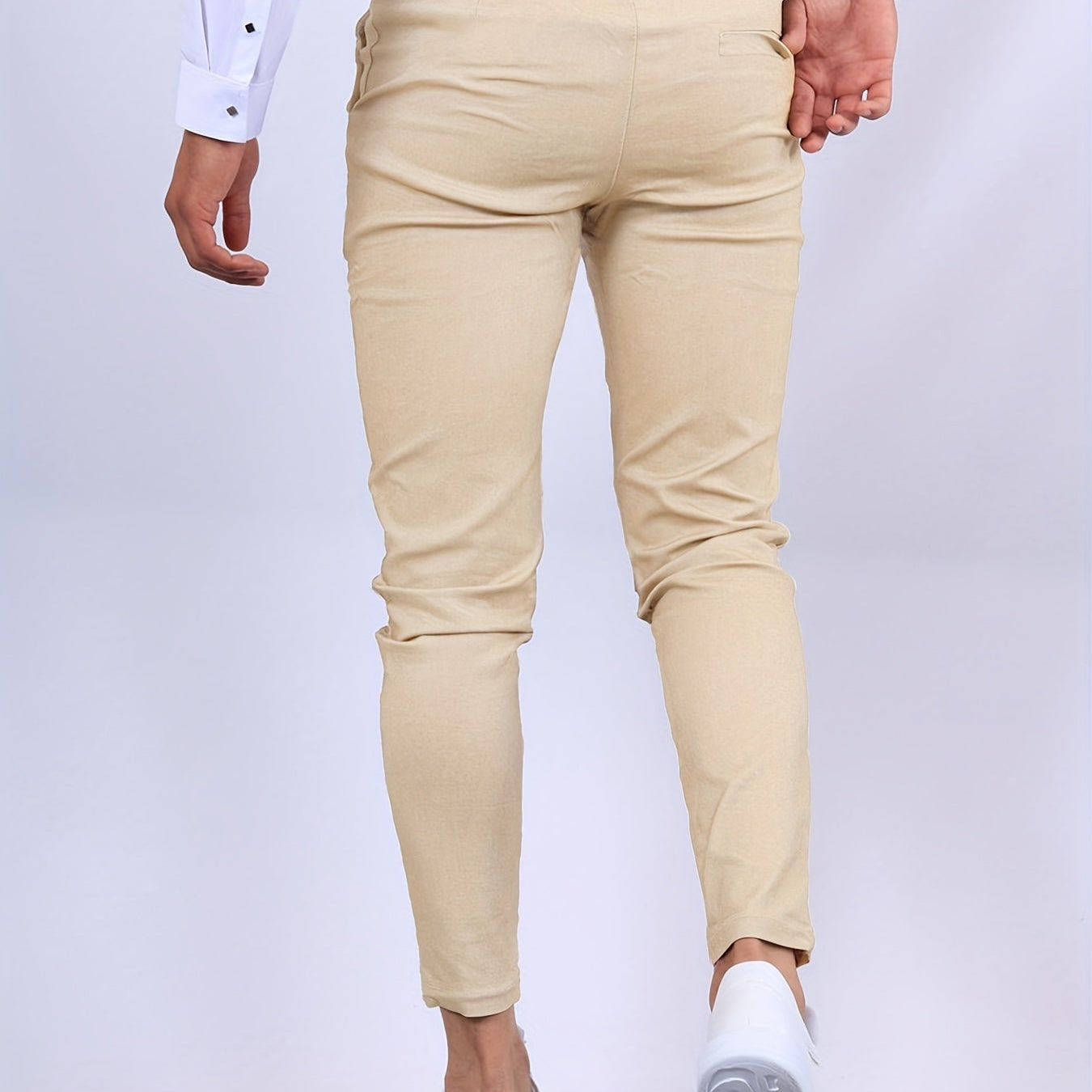 Męskie Spodnie Chino Slim Fit Zwężane
