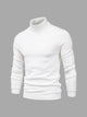 Sweter męski z golfem dopasowany