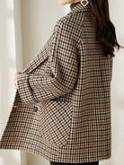 Marynarka damska oversize w pepitkę
