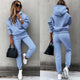 Damski Dres Komplet z Kapturem Oversize