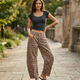 Damskie Jeansy Balloon Szerokie Spodnie Wide Leg Długie