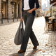 Damskie Jeansy Szerokie z Wysokim Stanem Wide Leg