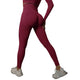 Damskie Legginsy Sportowe z Wysokim Stanem Push Up Długie