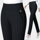 Damskie Spodnie z Wysokim Stanem Dopasowane Slim Fit
