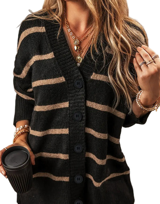 Kardigan Damski w Paski