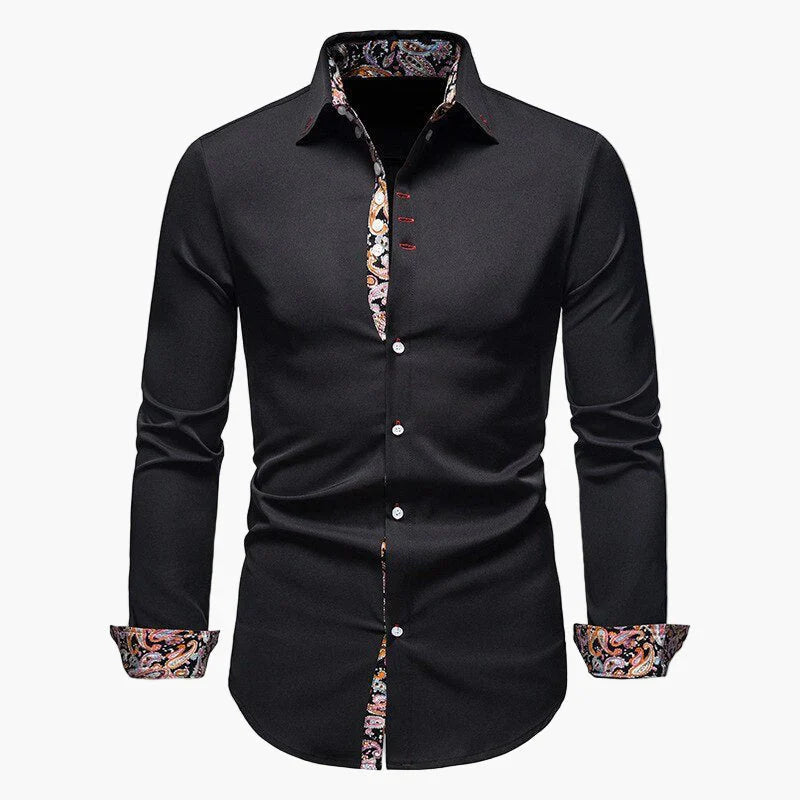 Koszula Męska Biała Slim Fit Detale