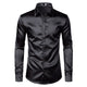 Koszula męska Slim Fit Shine długi rękaw