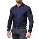 Męska Koszula z Długim Rękawem Slim Fit Do Garnituru