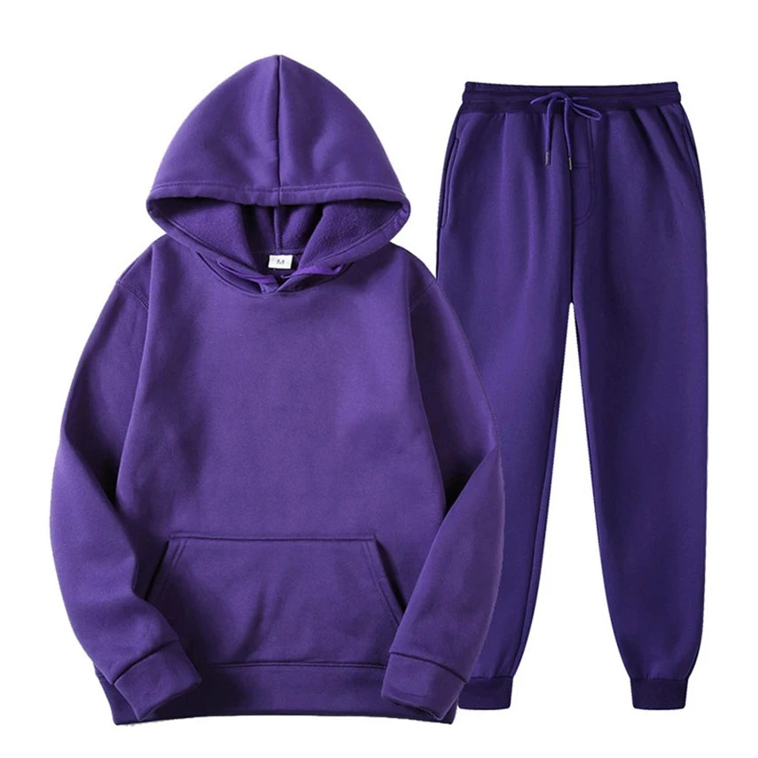 Męski Dres Komplet Bluza z Kapturem Jogger