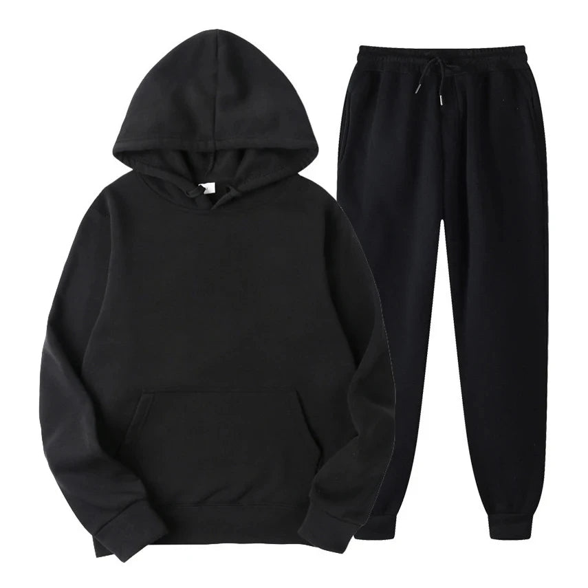 Męski Dres Komplet Bluza z Kapturem Jogger