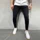 Męskie Skinny Jeansy Rurki Dopasowane Slim Fit