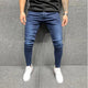 Męskie Skinny Jeansy Rurki Dopasowane Slim Fit