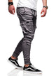 Męskie Spodnie Cargo Jogger ze Ściągaczami Slim