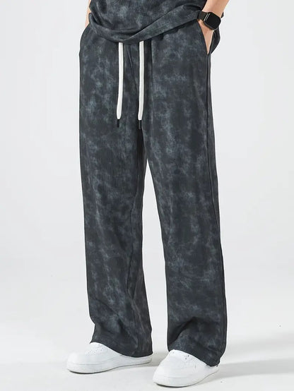 Męski Zestaw z Koszulką i Spodniami ze Sznurkiem