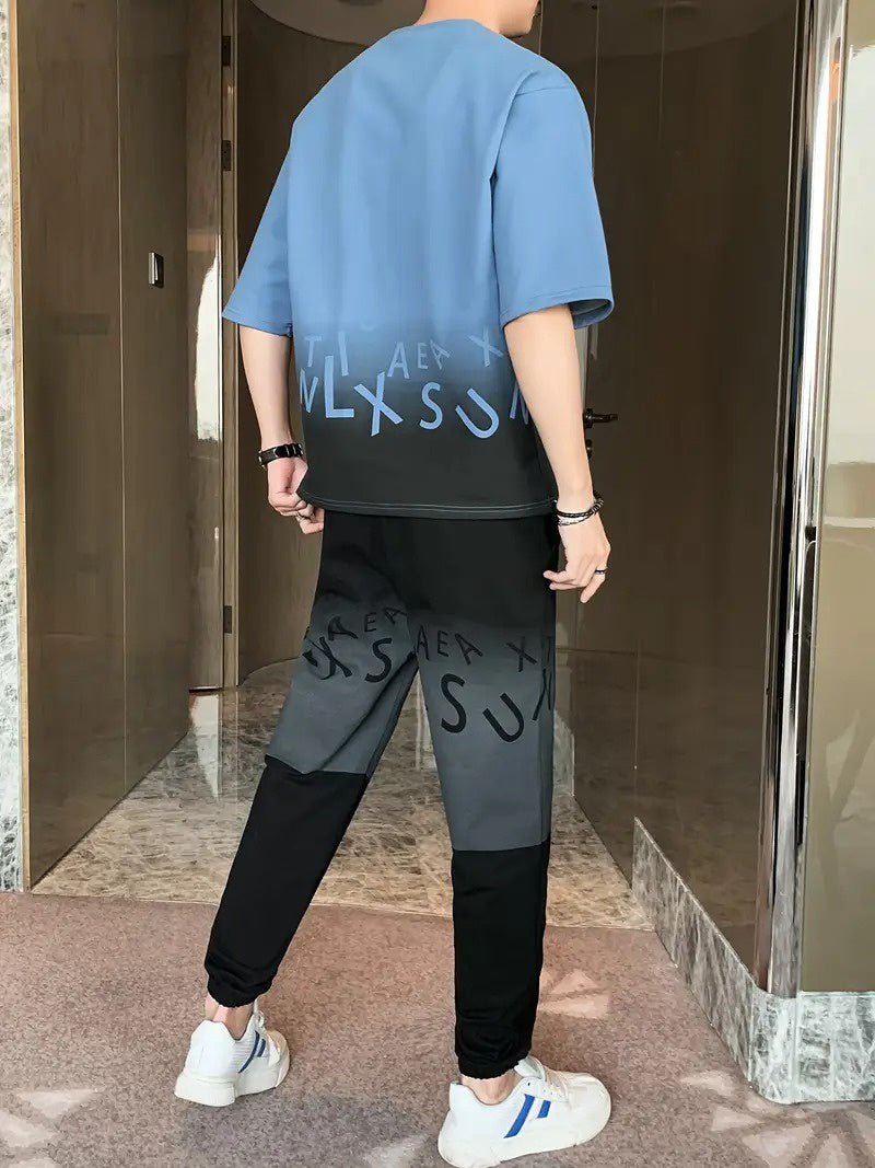 Męski Zestaw z Koszulką i Spodniami