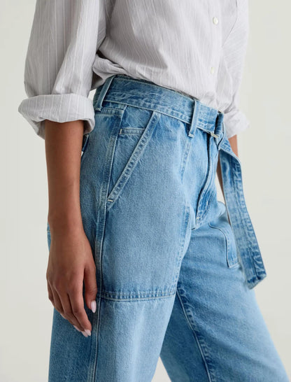 Spodnie Damskie o Szerokich Nogawkach z Paskiem