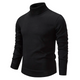 Sweter Męski z Golfem Slim Fit Długi Rękaw