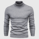 Sweter męski z golfem dopasowany